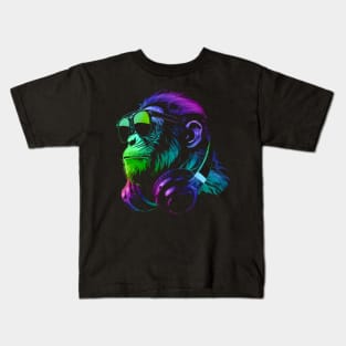 Monkey DJ Kids T-Shirt